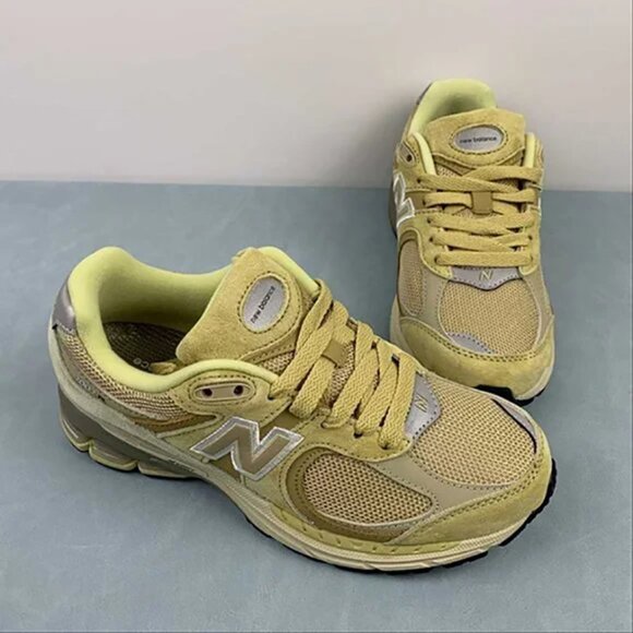 New Balance 2002R AURALEE Yellow Beige Sneakers - Picture 1 of 12